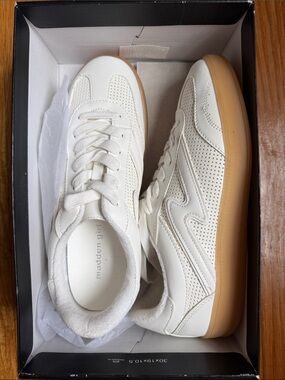 Madden Girl White Sneakers with Gum Sole